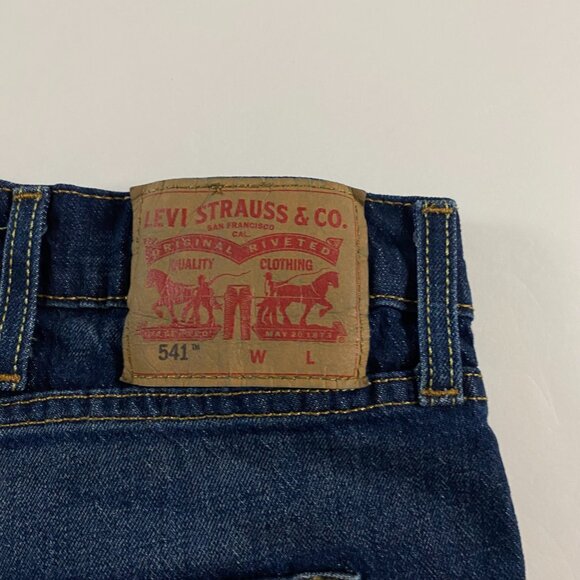 NWT Levi's 541 Athletic Taper Jeans Men's 48 x 30 Measures 49 x 29 Blue Stretch - Picture 7 of 15